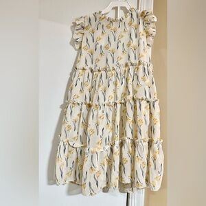 Charming Kids Dress with Floral Pattern